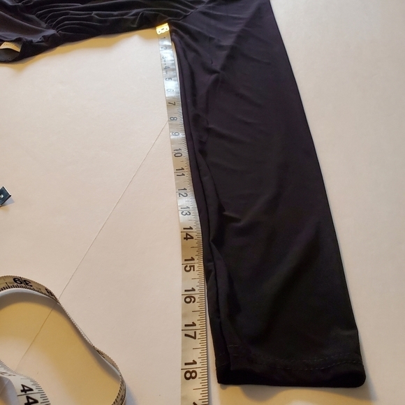 Nasty Gal Black V-Neck Bodysuit Sz 8 - Picture 11 of 12